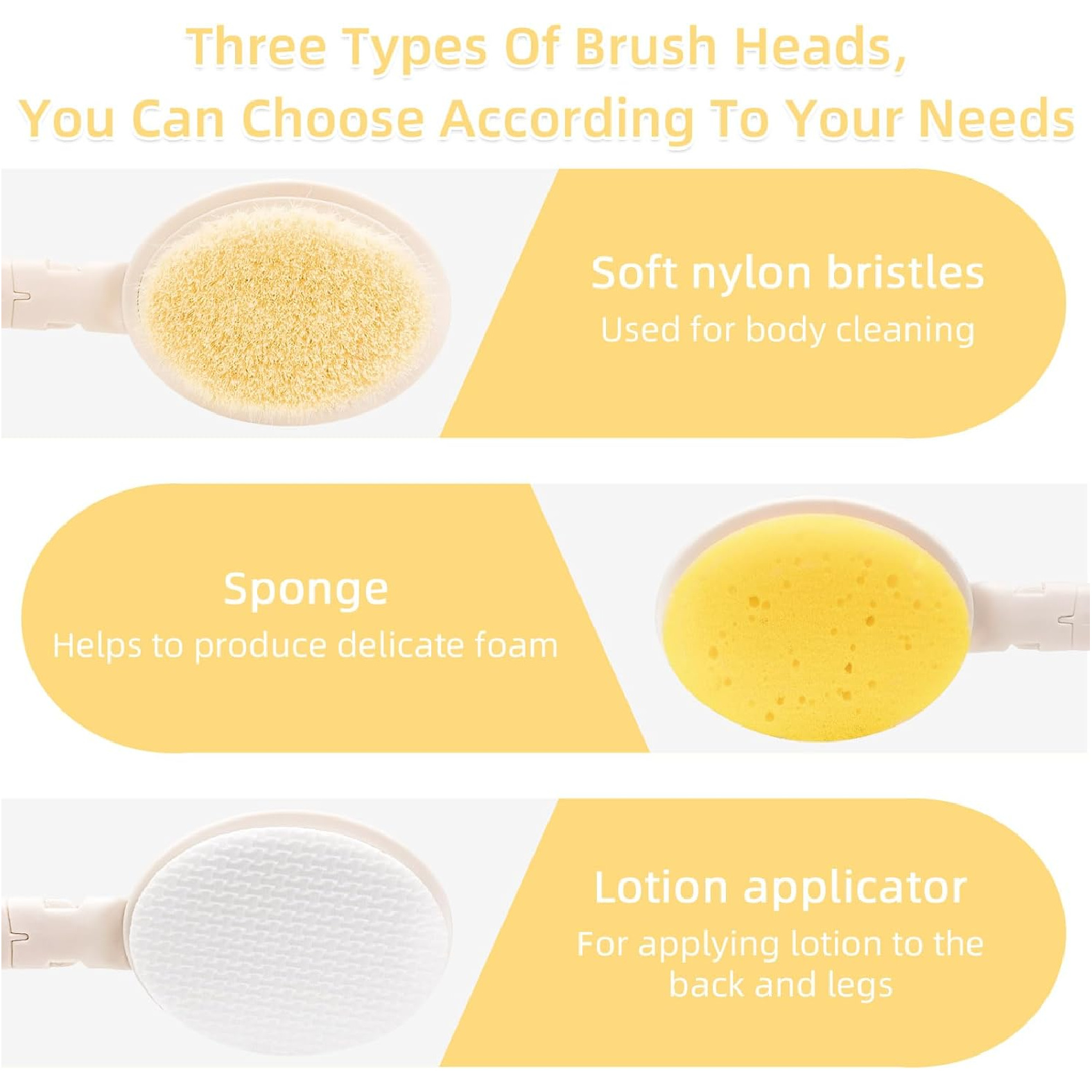 Shower Brush Features