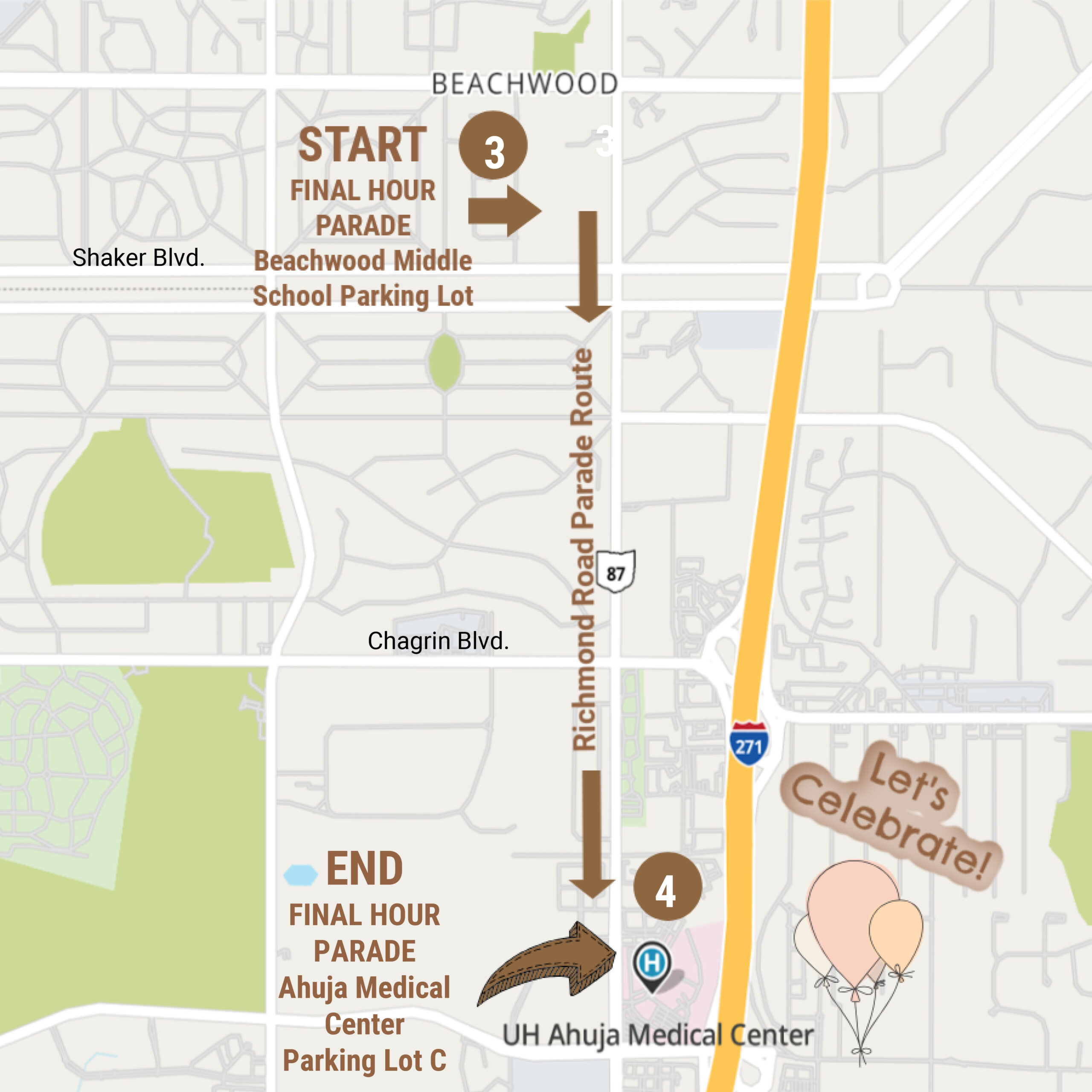 Papa Paths Walk Map 2